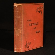 1882 The Revolt of Man Walter Besant First Edition Author's Copy