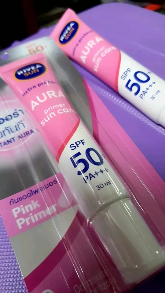 2 x Nivea Extra protect Aura Primer Sun Care Instant Aura SPF50+ PA+++ 30 ml - Image 2 of 4