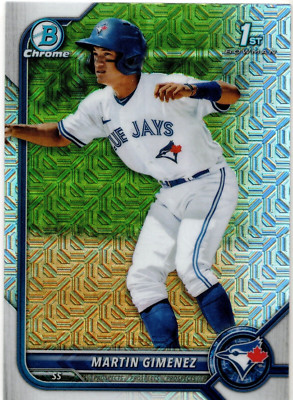 Martin Gimenez Toronto 2022 Bowman Prospects 1st Bowman Chrome Mega Box Card