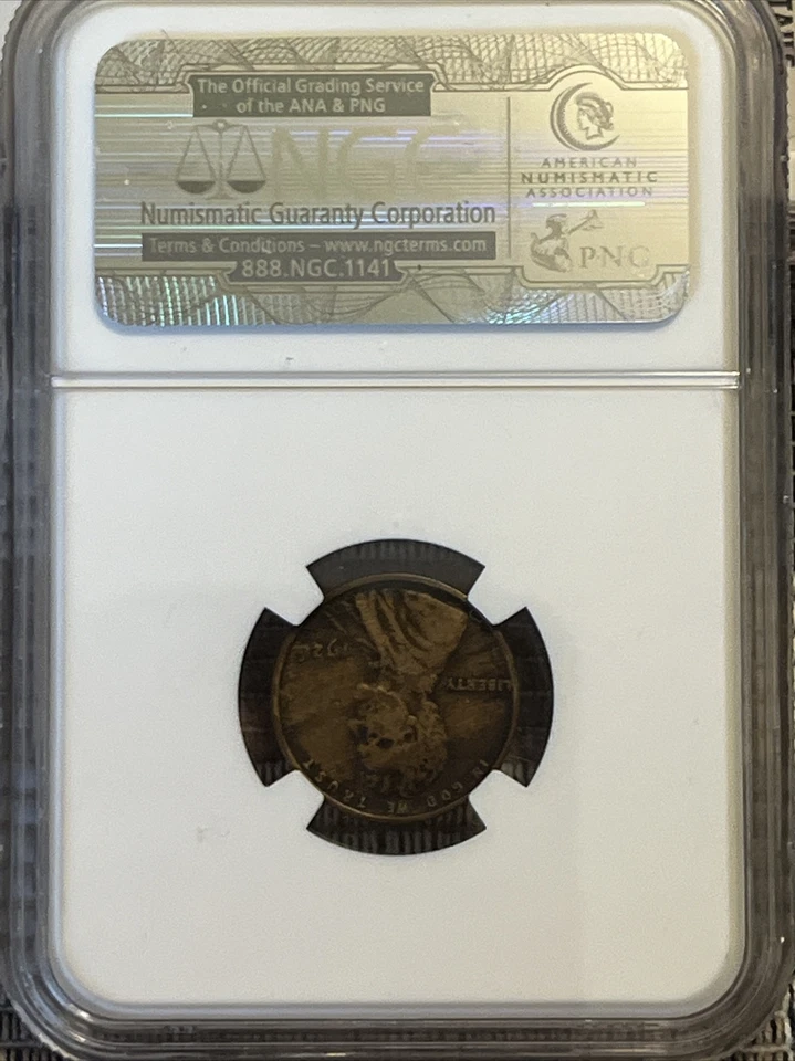 1926 1C ERROR NGC VF 30 REVERSE LAMINATION WHEAT PENNY - Image 3 of 4