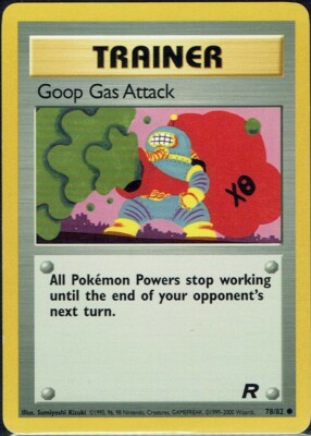Pokemon Karte Team Rocket Nr 78/82 Goop Gas Attack englisch