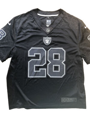 New Size XXL Nike NFL Raiders Josh Jacobs Jersey Black Camo