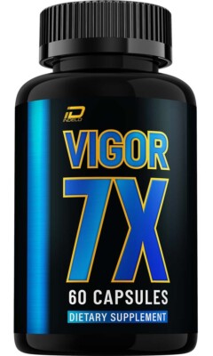(1 Pack) Vigor 7x for Men Capsules   Vigor7x Overall Health Energy All Natural