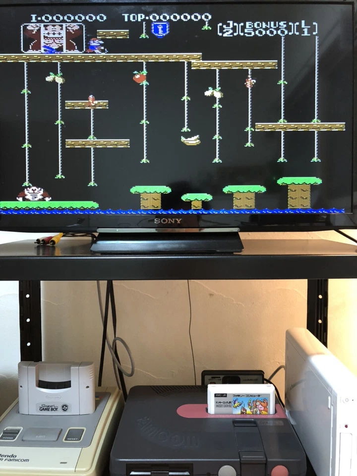 Donkey Kong Jr. Picture Cartridge Nintendo Famicom 1982 Japanese Version HVC-JR - Image 4 of 4