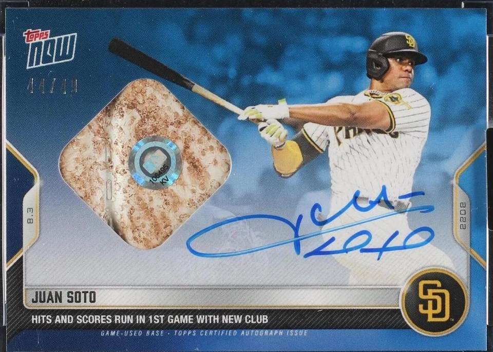 Blue Relic Autographs