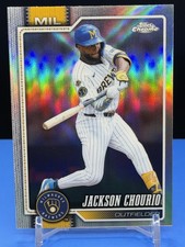 2026 Topps Chrome Jackson Chourio Refractor Milwaukee Brewers #51