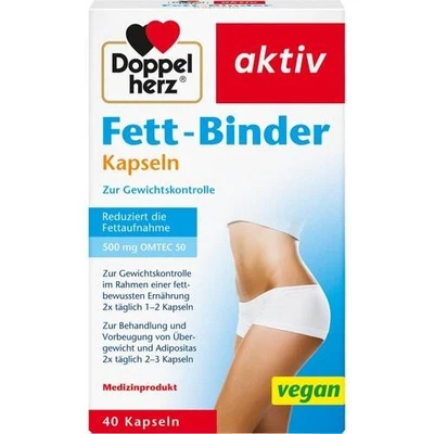 QUEISSER PHARMA GMBH & CO. KG DOPPELHERZ Fett-Binder Kapseln 40 St. PZN 17396249