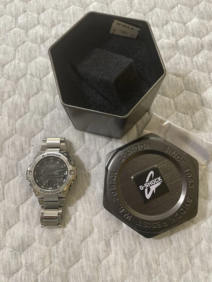 Casio Men's G-Shock G-Steel, GST -Bluetooth connectivity, solar power function - Image 4 of 4