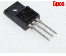 5Pcs FQPF10N60C Fqpf 10N60C 10N60 600V 10A Mosfet N-Channel TO-220F New Ic bl