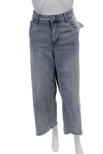 French Dressing Jeans Womens Medium Wash Olivia Straight Leg Jeans Blue Size 16