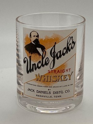 Uncle Jack Daniels shot glass from 2002 Legends of Lynchburg set