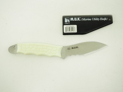 New! CRKT Marine Utility Knife White M.U.K. Columbia River Tool 110g