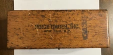 Boice Gages Inc. Hyde Park, NY - Wooden Box Only - for Boice #2 Dial Bore Gage