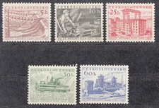 Tschechoslowakei  1956   Mi. 949-53  ** / MNH /postfrisch