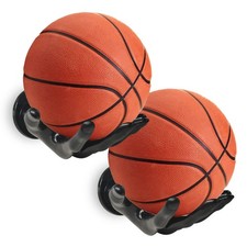 Basketball Holder Wall Mount 2 Piece Set, Men's Room Decoration Game Room Wal...