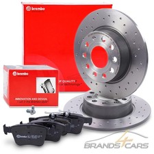 BREMBO BREMSSCHEIBEN Ø272 + BELÄGE HINTEN FÜR AUDI A3 8V SEAT SKODA VW GOLF 7