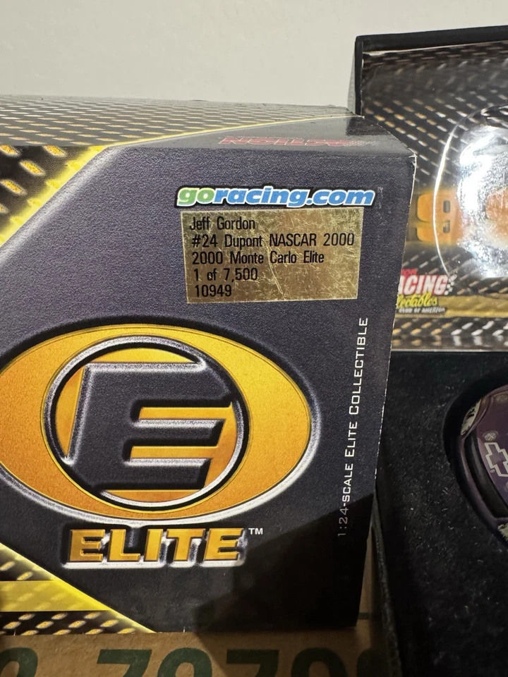 Jeff Gordon DuPont 1:24 Scale Elite 2000 Monte Carlo 1 Of 7500 10949 - Image 2 of 4
