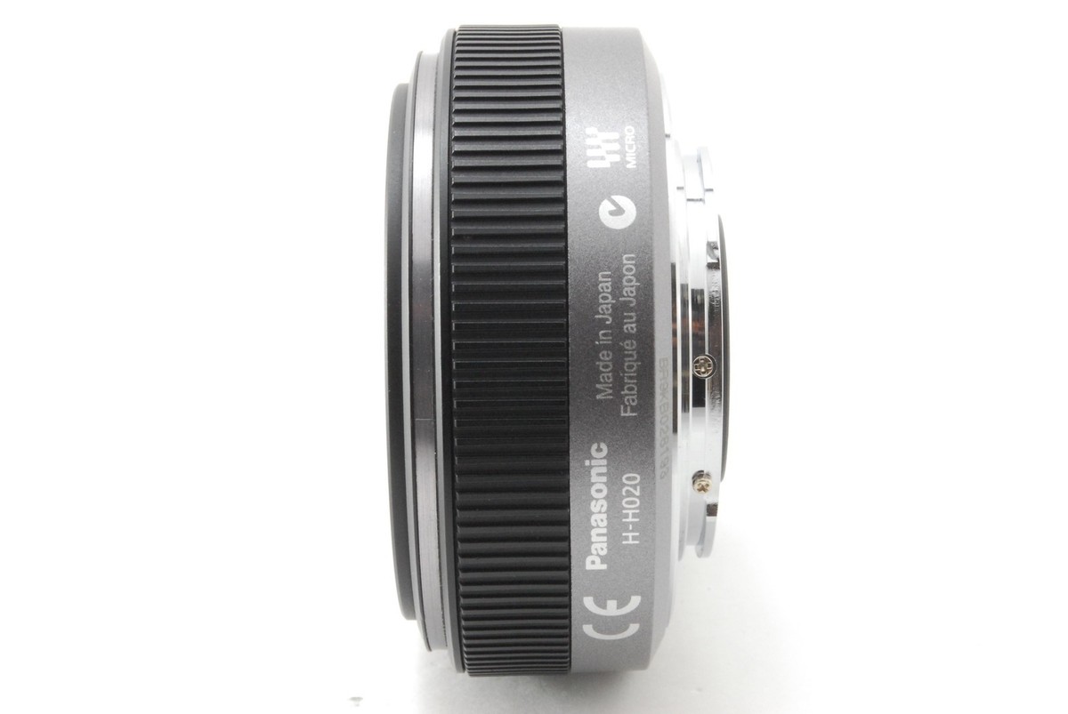 TOP MINT w/Box] Panasonic LUMIX G 20mm F1.7 ASPH Pancake Lens H