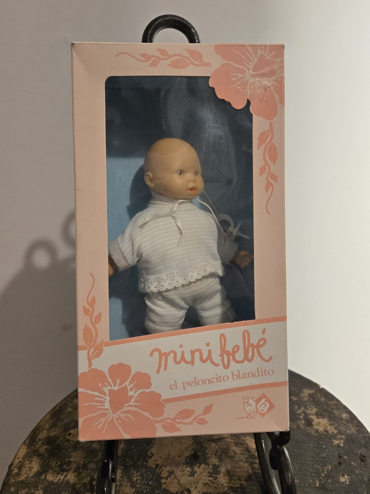 Muñeca Mini Bebé el peloncito blandito 6′′ cert 912762A Hecha en España