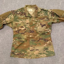 US Army ACU OCP Multicam Combat Uniform Coat Jacket Medium Long Ripstop Mens