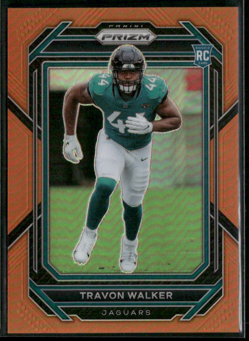 2022 Panini Prizm #339 Travon Walker Orange #/249