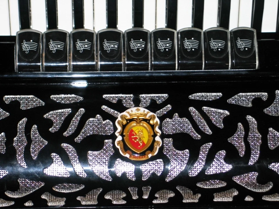 Italienisches Akkordeon MARINUCCI 96 Bass, 4-chörig im Diskant - Bild 3 von 4