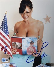 Lisa Ann Signed 8x10 Photo Adult Star Autograph Beckett BAS COA