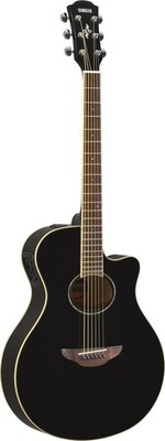 Yamaha APX600 BL Thinline Acoustic-Electric Guitar Built in Tuner, Black