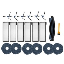 3 x (per X10 Pro Omni robot aspirapolvere, panno, Hepa, sacchetto polvere, Zu1604