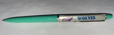 Vintage North America Wildlife Wolves Floaty Pen Made in Denmark VTG NOS