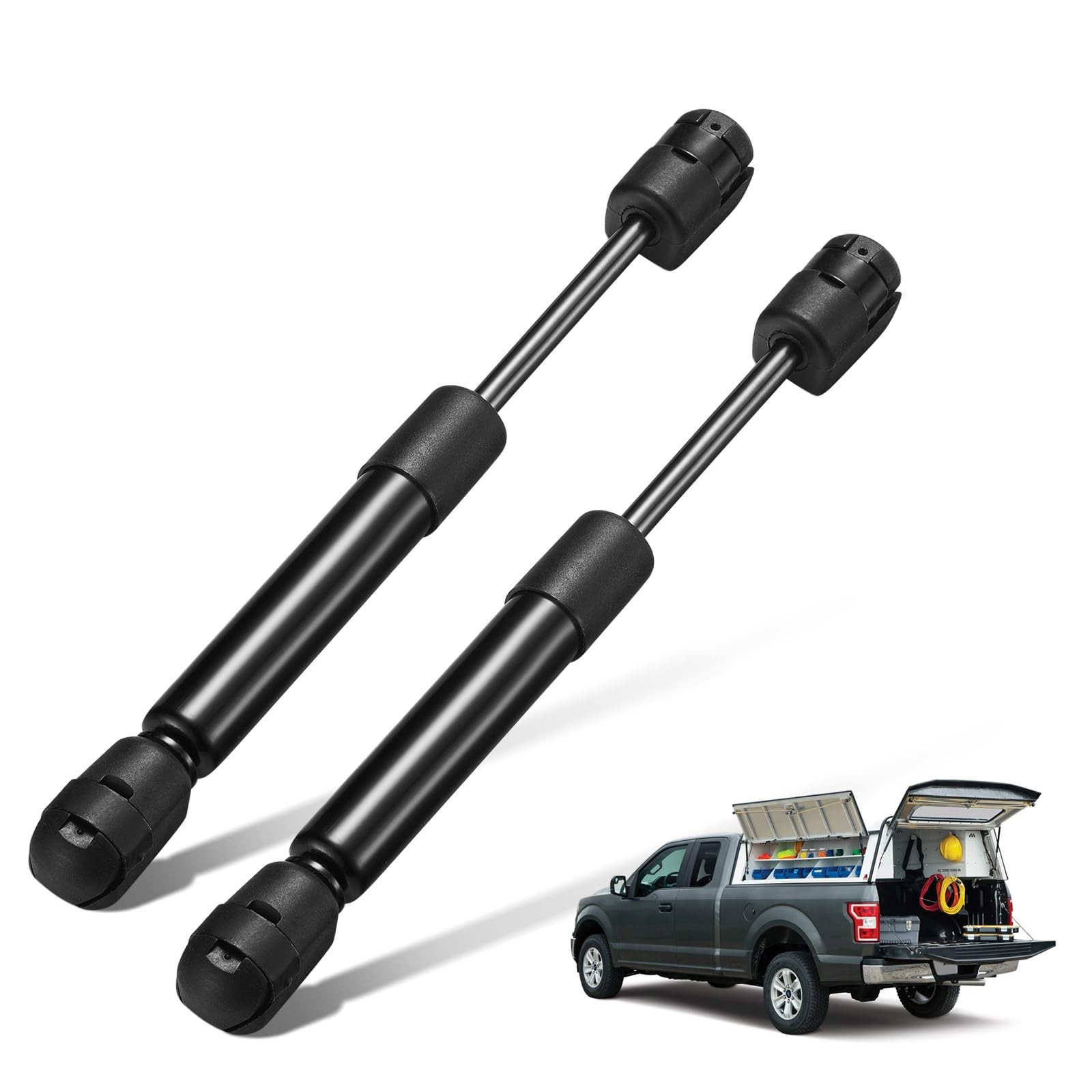 4053 7.5in 25Lbs/111N Gas Struts for Leer Topper Camper Shell Truck Cap ...