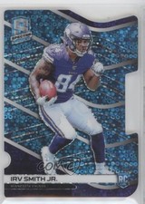 2019 Panini Spectra Rookies Neon Blue Prizm Die-Cut 33/50 Irv Smith Jr #170 17jx