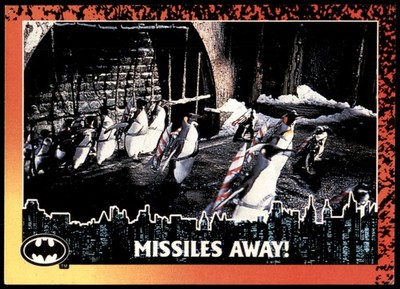 Batman Missiles Away! 1992 Topps Batman Returns #73