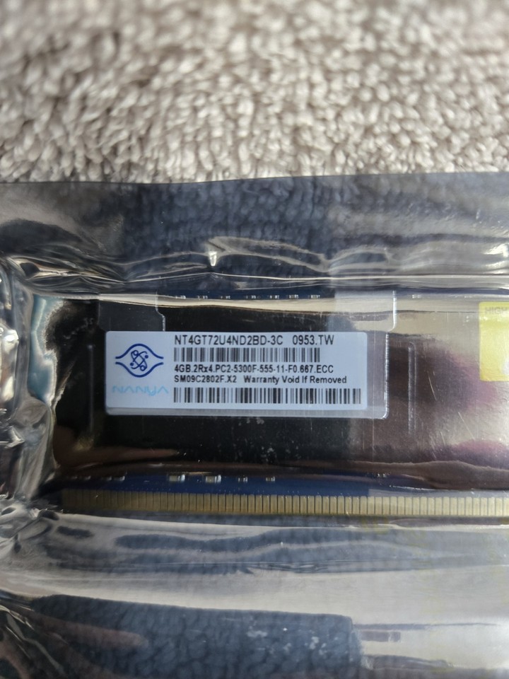 112GB (28x4GB) PC2-5300F-555 DDR2-667MHz ECC HP IBM DELL P/N:466436-061