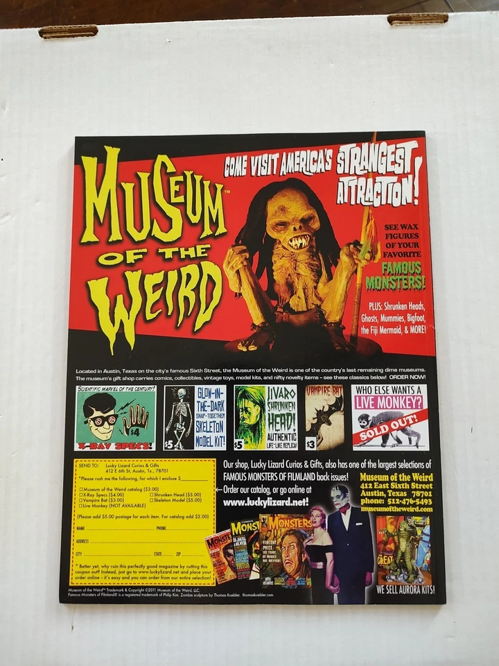 Famous Monsters of Filmland #255 May/June 2011 Harry Potter The Deathly Hallows - Image 2 of 2