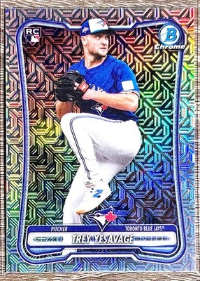 2026 Bowman Mega Box Trey Yesavage RC Mojo Refractor Toronto Blue Jays