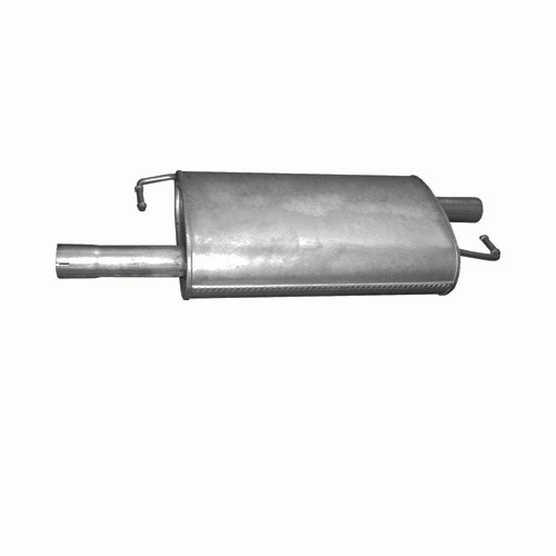 Silencieux intermédiaire pour VW Transporter V T5 2.0 essence de 2003 en acier aluminisé