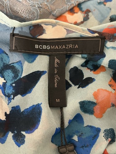 Haut BCBGMAXAZRIA En Soie 100% - Taille S - Couleur Marron/beige - Occasion Très Bon état