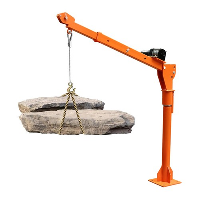 #ad 1100 LBS Truck Mounted Crane with 3500 LBS Electric Winch 360 Swivel Base $496.99