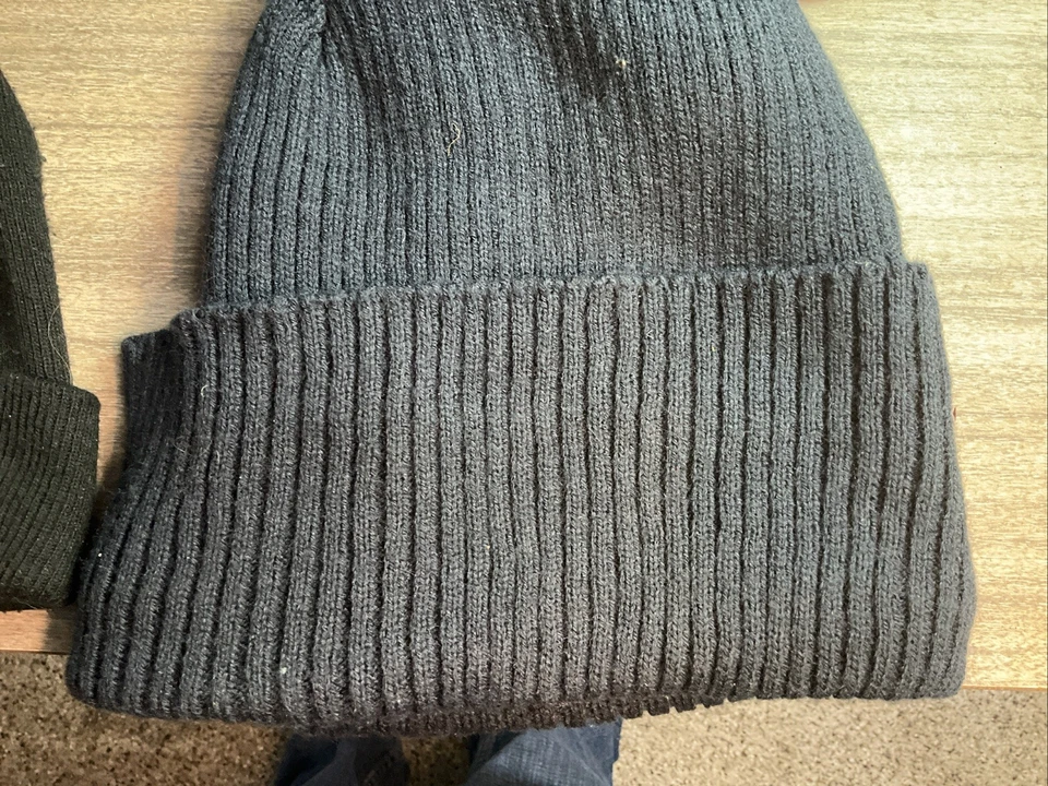 4 sombreros de puño de invierno con licencia CYRK Caterpillar CAT gorra negra, sombrero de puño forrado cálido Foto 3 de 4