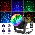 New DJ Disco LED Magic Ball Light RGB Rotating Club Bar Mini Stage Lamp w/Remote