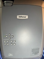 InFocus X2 DLP Video Projector w/ Case, Power/Accessory Cables. NO REMOTE. Works