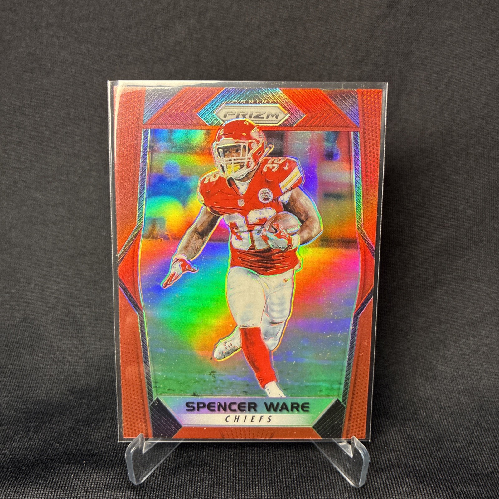 Spencer Ware 2017 Panini Prizm SP Red Power Prizm  SSP /49