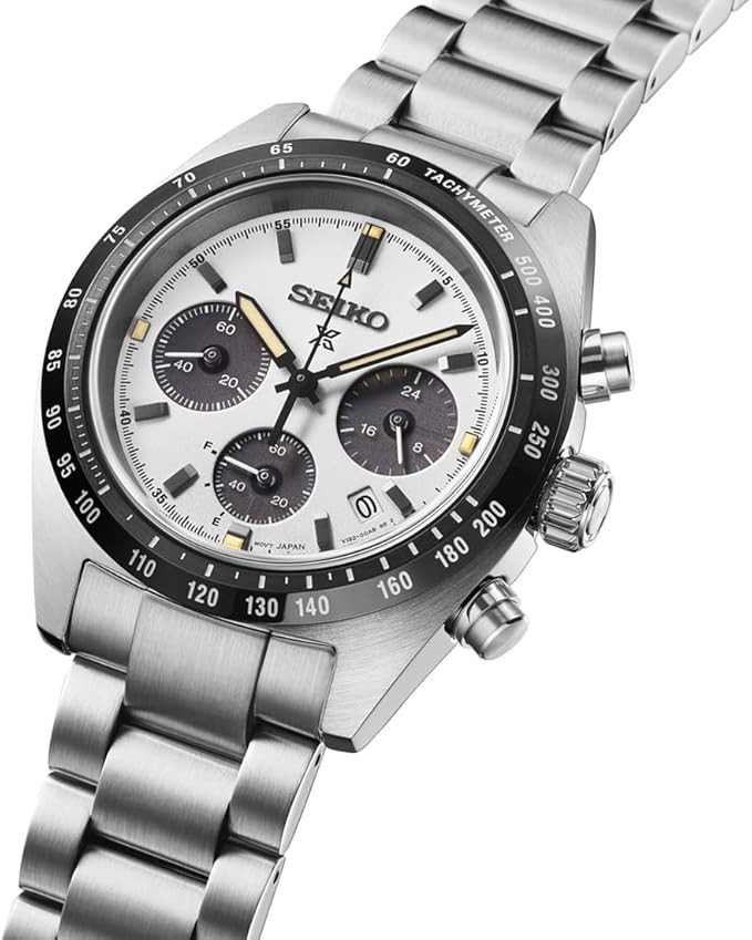 Seiko Prospex SPEEDTIMER SBDL125 White Solar Chronograph Sapphire