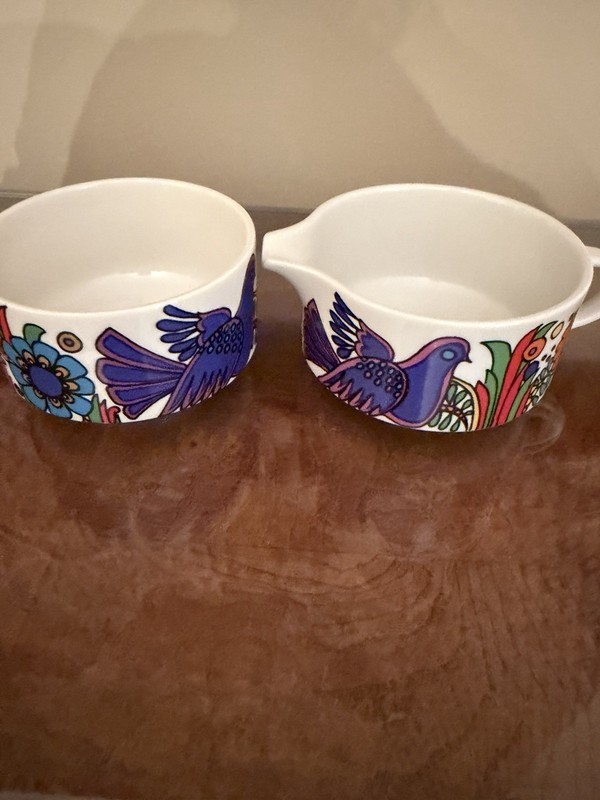 Villeroy & Boch Acapulco Creamer & Sugar Set 2pc Porcelain Luxembourg