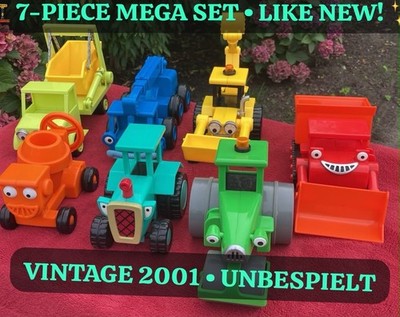 Bob der Baumeister XXL Set 7 Fahrzeuge Baggi Buddel Heppo Rollo Hasbro Vintage