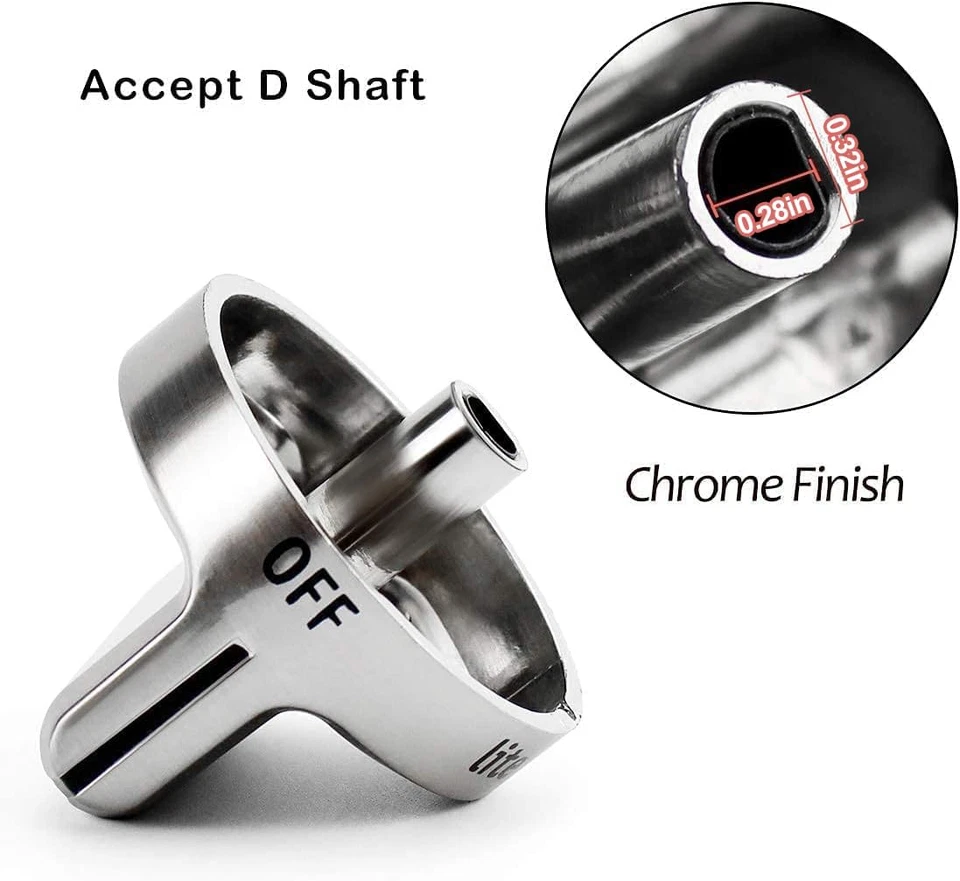 5304502763 Range Control Knob  for Frigidaire Stove Replaces PS11724147 AP598406 - Imagem 2 de 4