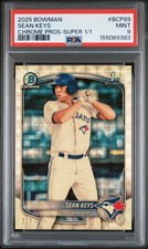 Marketplace image: 2025 Bowman Chrome Sean Keys Superfractor 1/1 PSA 9 - Blue Jays