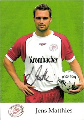 Autogrammkarte Fußballer Jens Matthies, Sportfreunde Siegen,... - 11522434