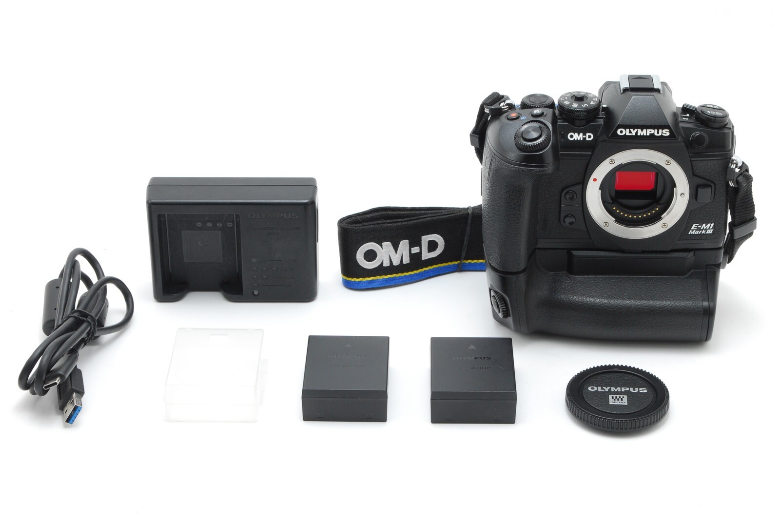 [Mint w/battery grip] Olympus OM-D E-M1 Mark III M3 Mirrorless Camera From Japan